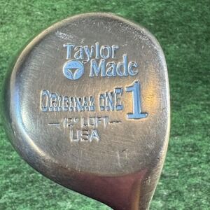 TaylorMade Original One 1 Driver 12° Persimmon Ladies Flex RH USA